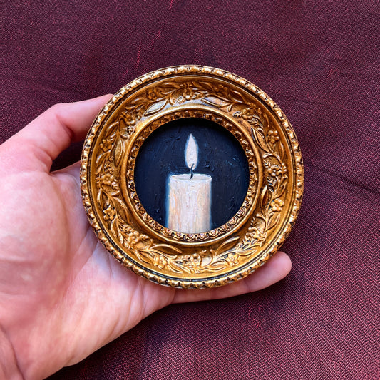 Quiet past - Framed Original Painting | Can be hung on the wall