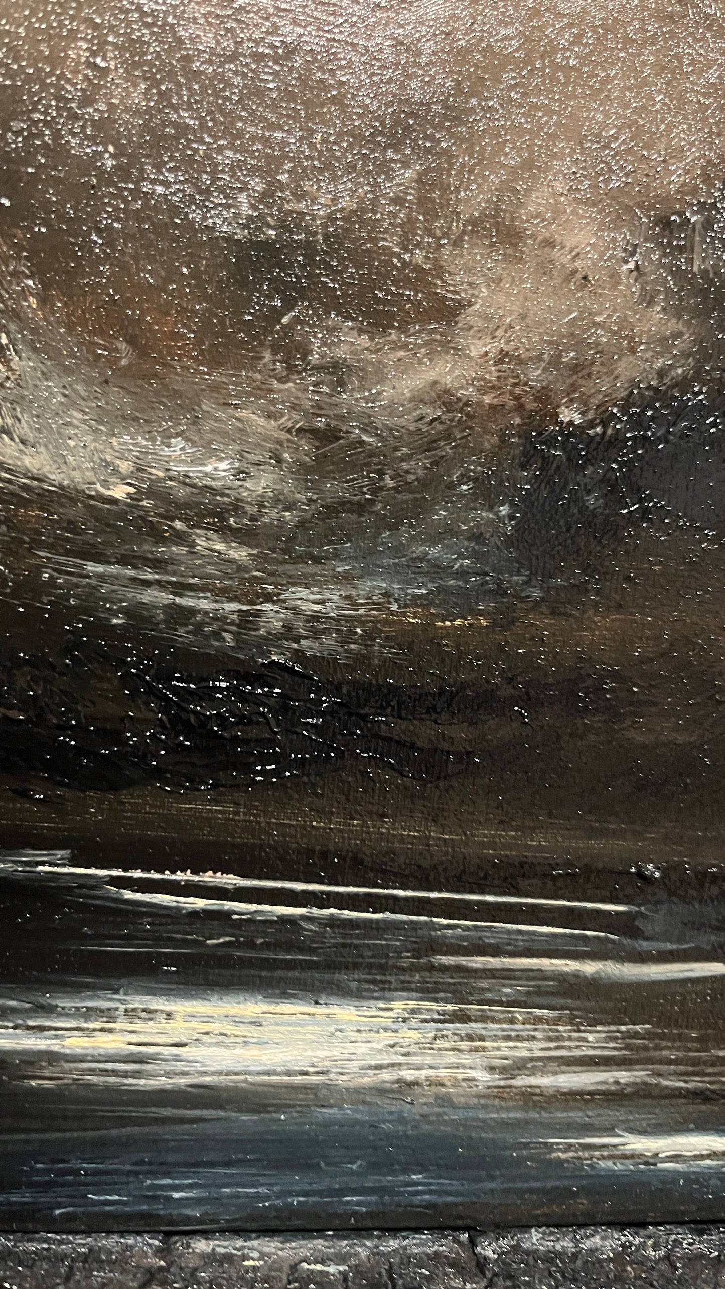 Crown of Light – Original Gothic Oil Painting 24x30 cm (9.4×12 in)