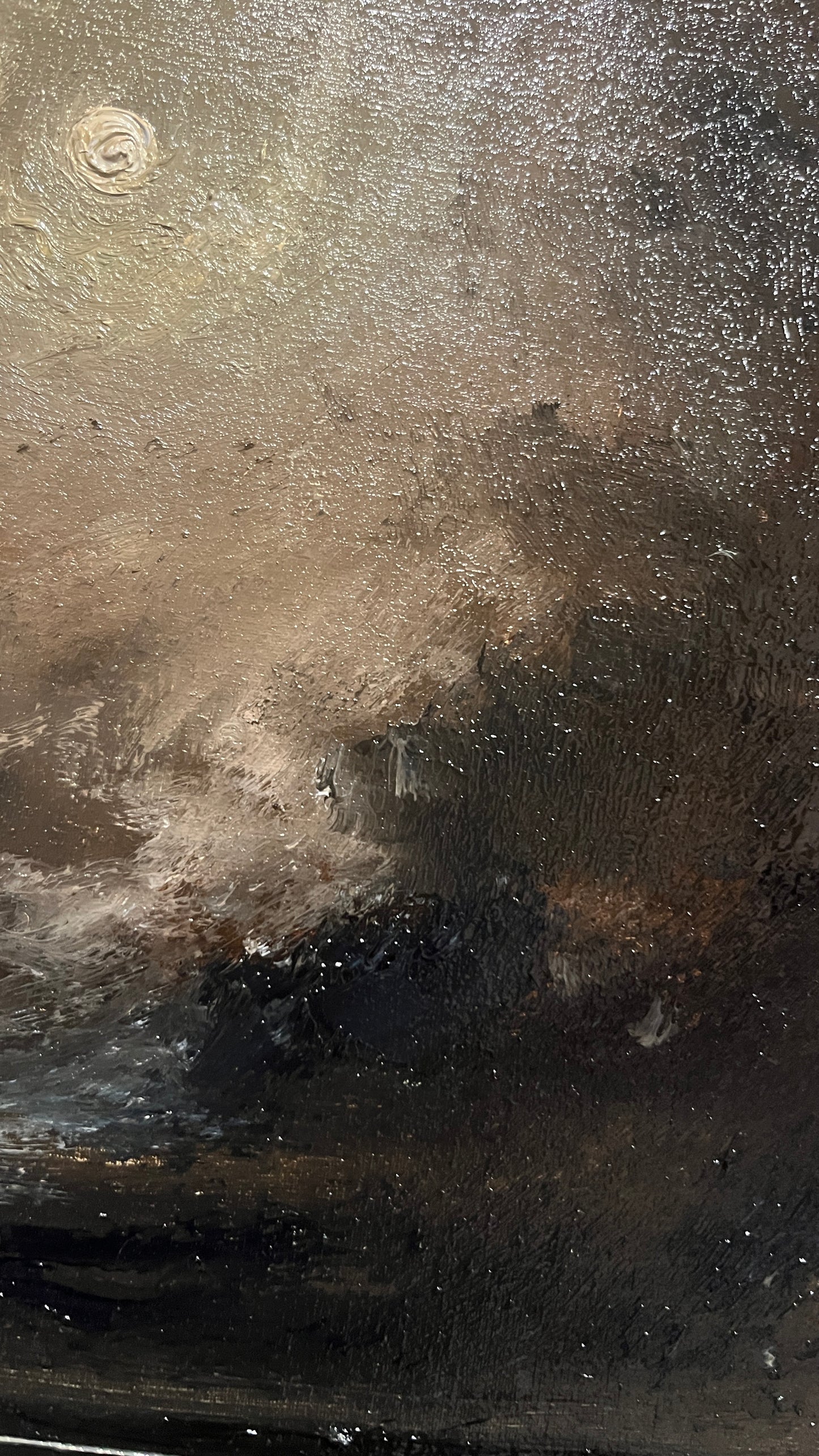 Crown of Light – Original Gothic Oil Painting 24x30 cm (9.4×12 in)