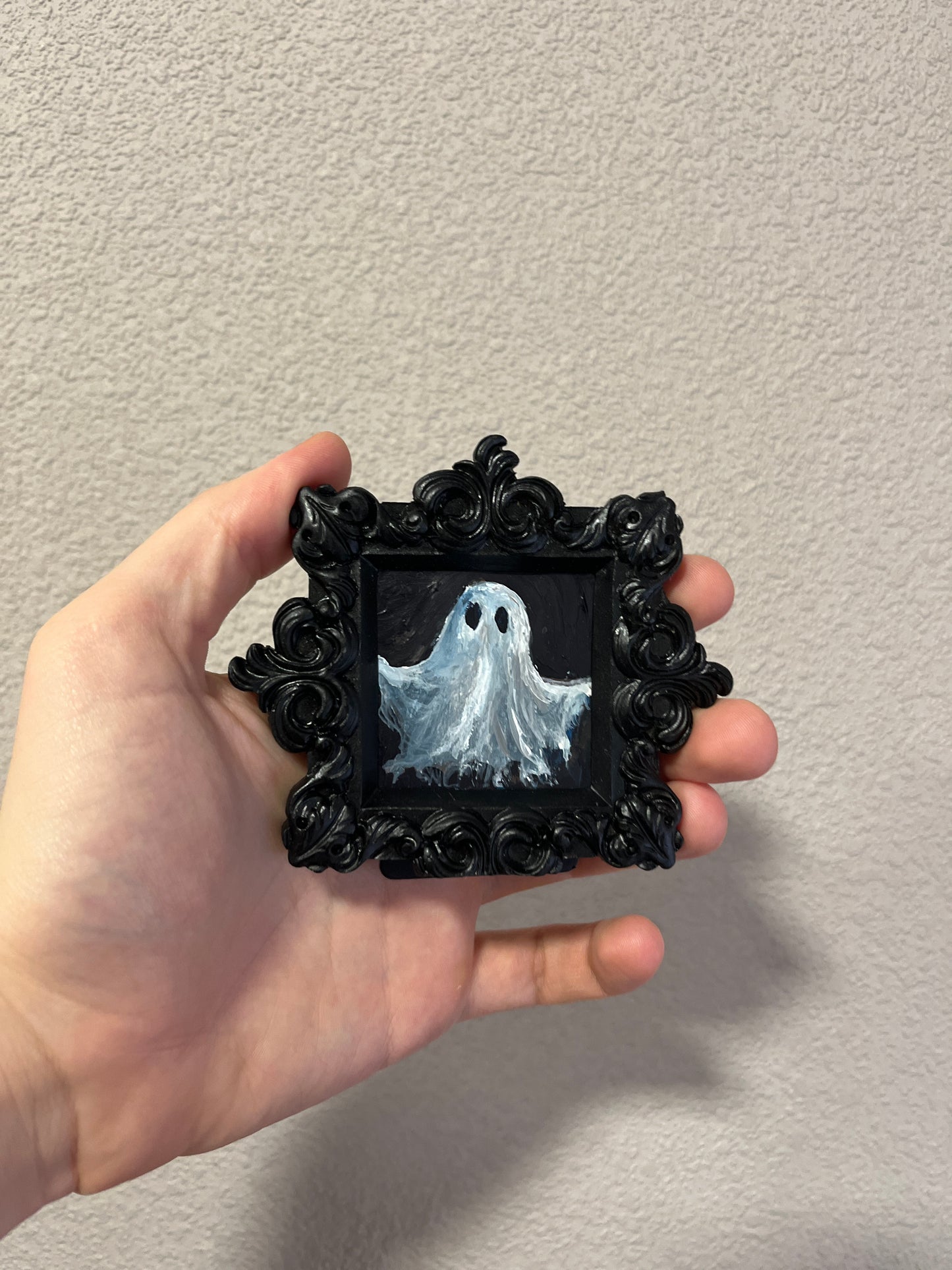 Gentle Haunt Ghost - Framed Original Painting