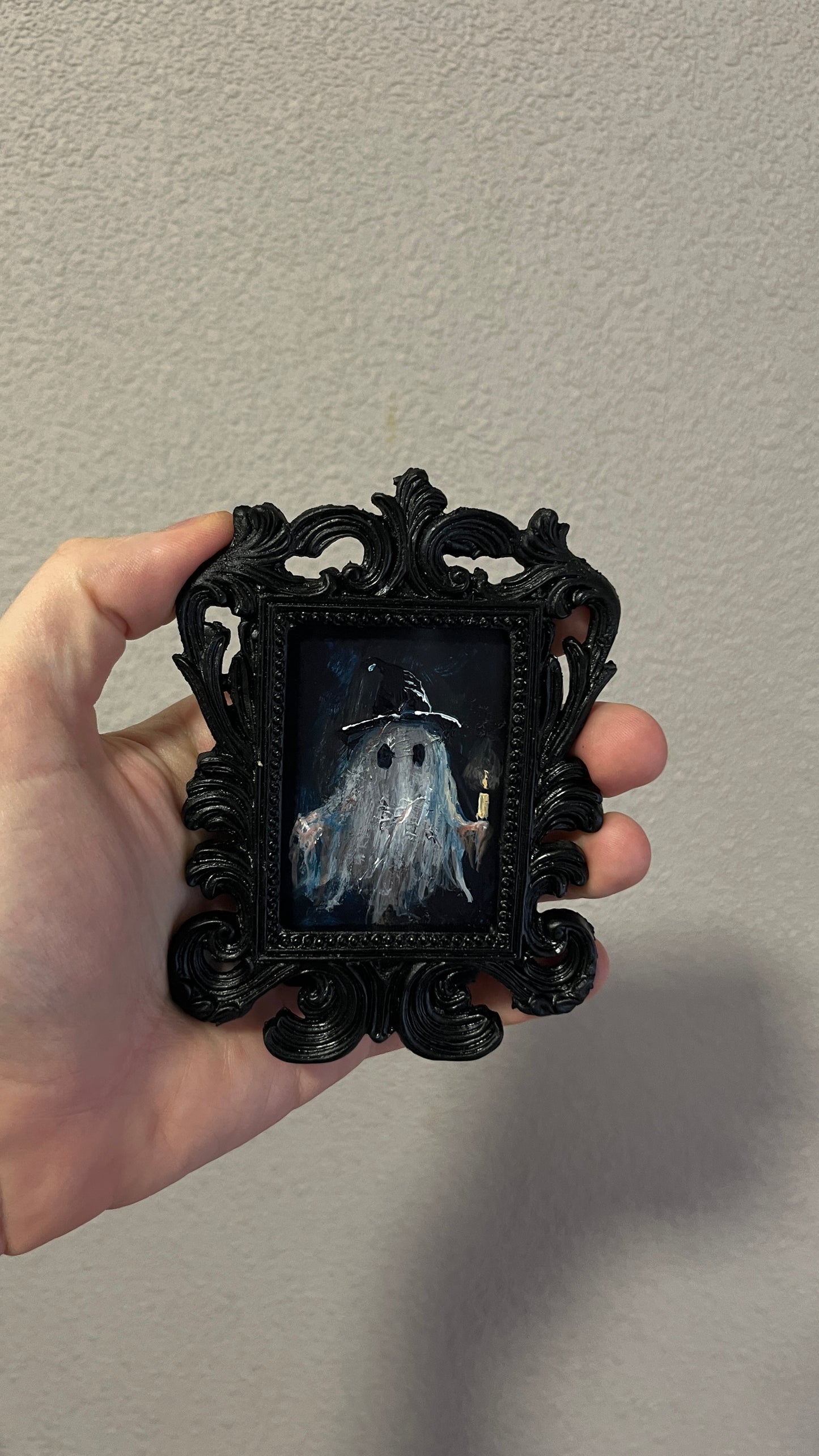 Witch Ghost - Original Framed Painting