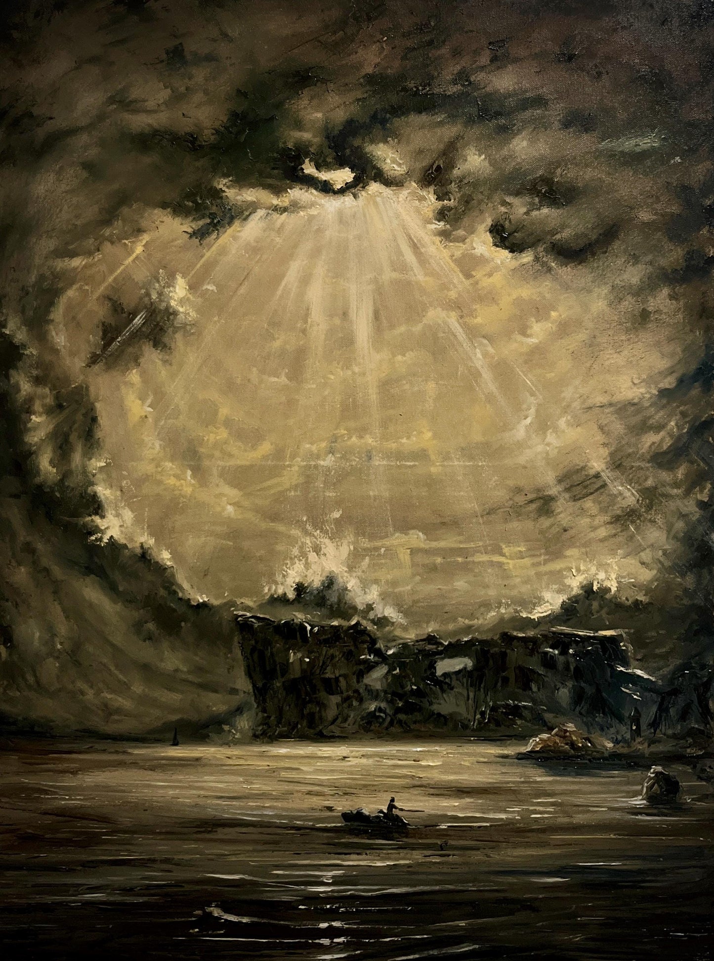 Veil of Shadows - Original Oil Painting