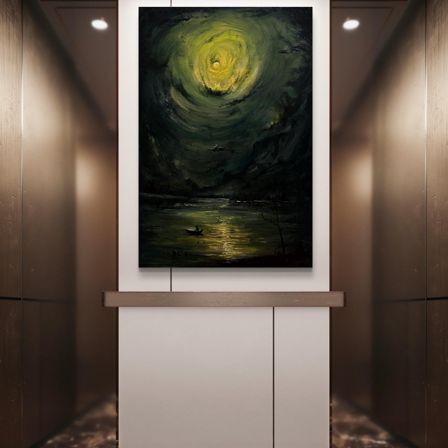 The Look of Eternity - Ready to hang Large Oil Painting 48x32 inch