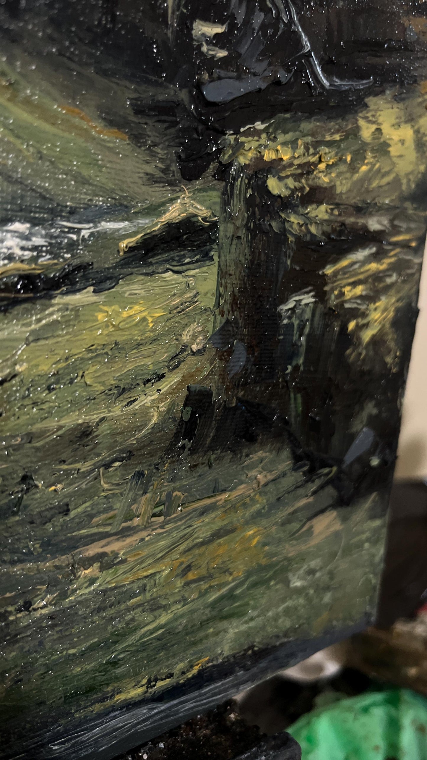 Scottish Highlands original Oil Painting: 40x50 cm (16x20 inch)