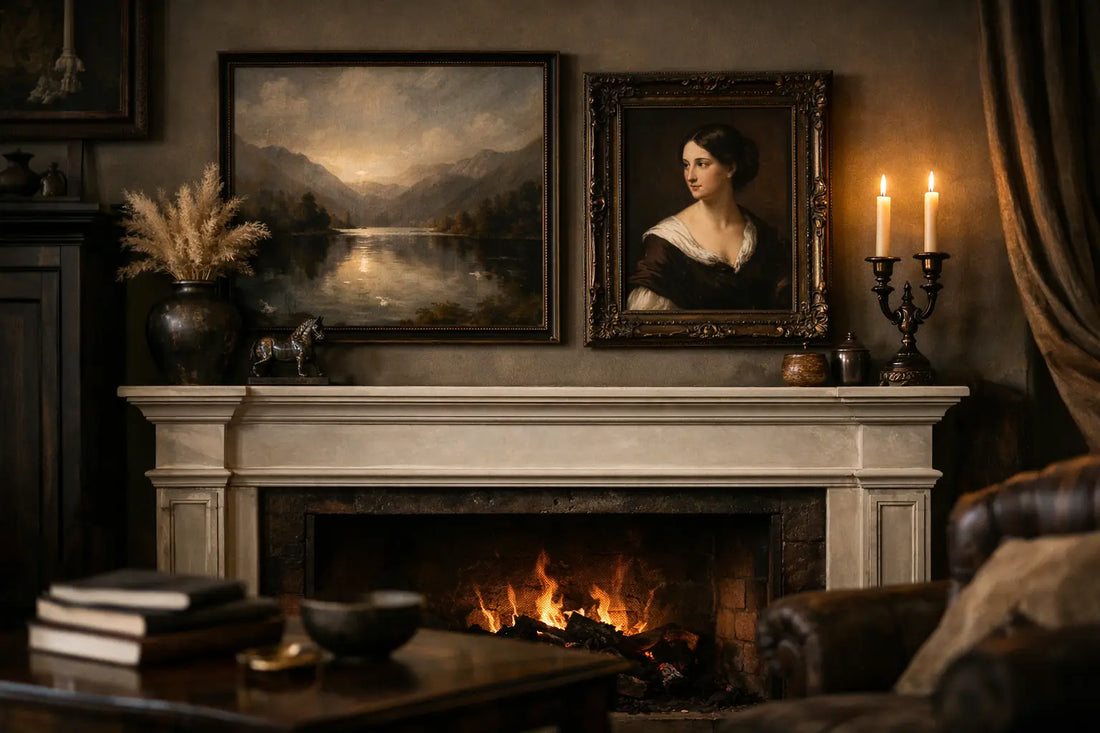 Best Art for Fireplace Mantels at Home