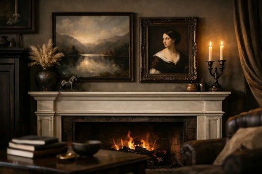 Best Art for Fireplace Mantels at Home