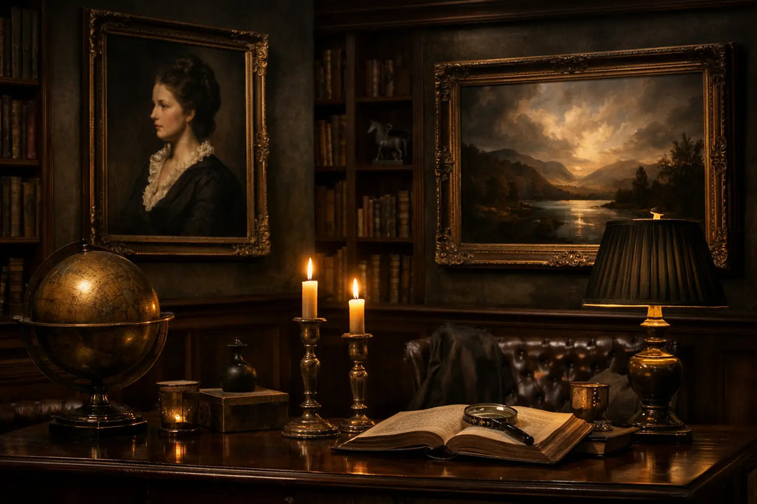 Best Art for Home Libraries: A Moody Styling Guide
