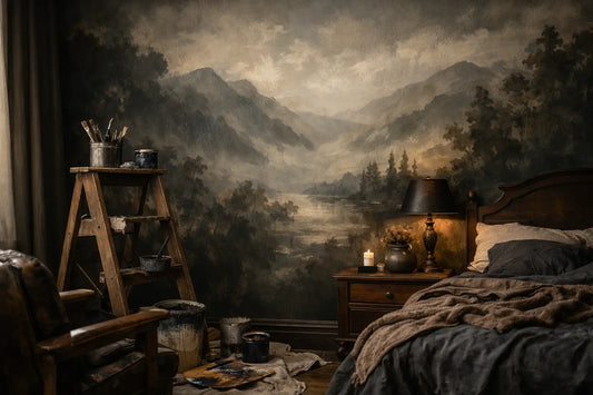 Mural Painting for Moody, Lived-In Rooms