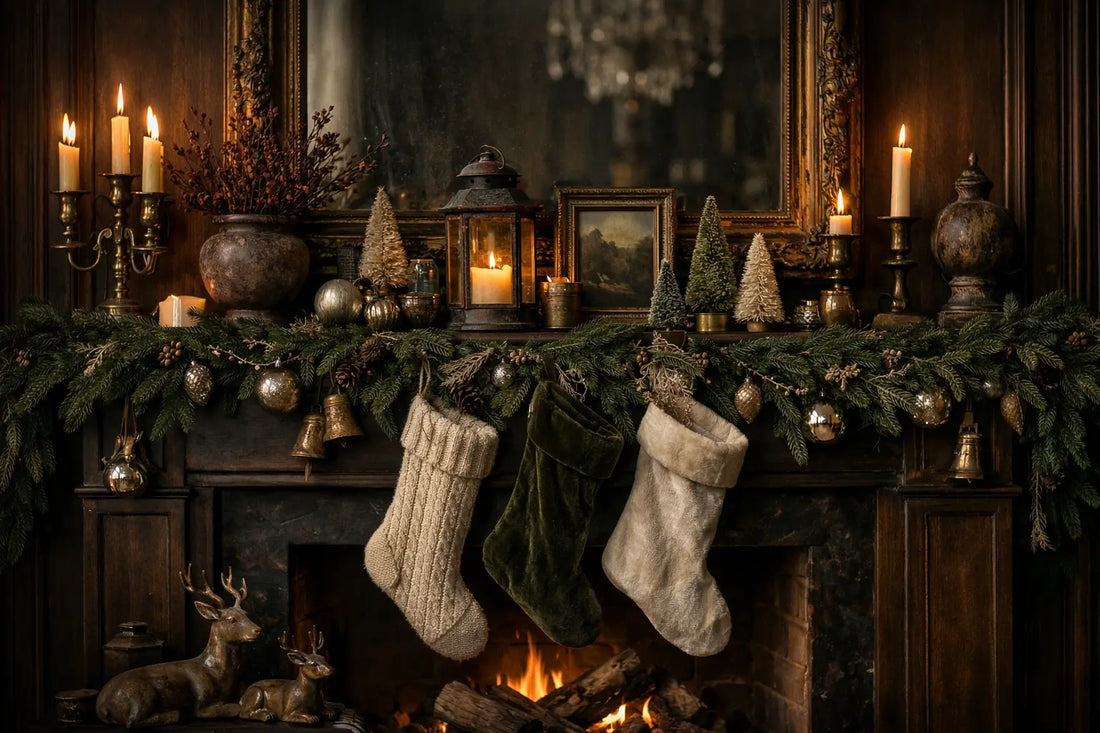 Fireplace Mantel Christmas Decor That Feels Collected