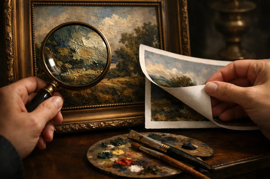 How to Tell an Original Oil Painting From a Print