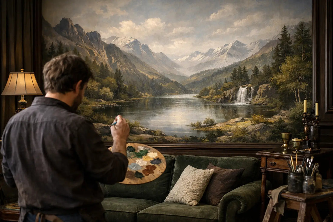 Custom Landscape Mural Painting for Your Home
