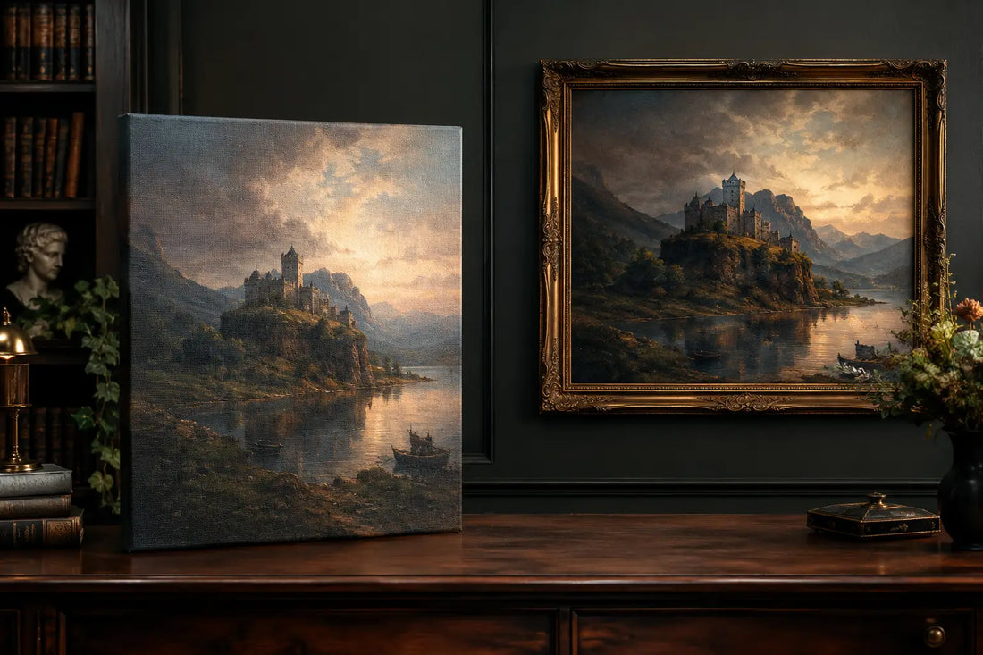 Canvas Prints vs Originals for Moody Homes