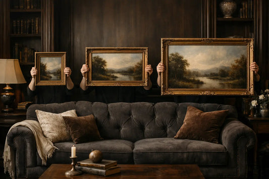 What Size Painting Over Sofa Looks Right?