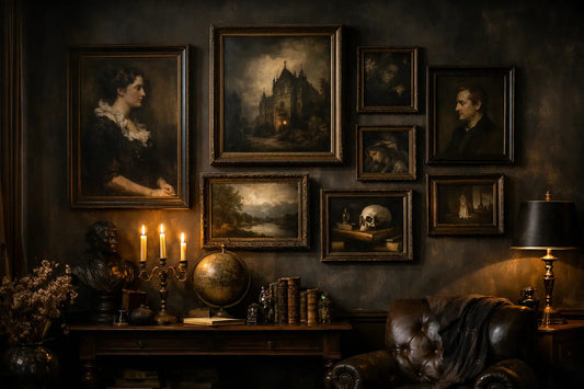 Dark Academia Moody Wall Gallery Ideas