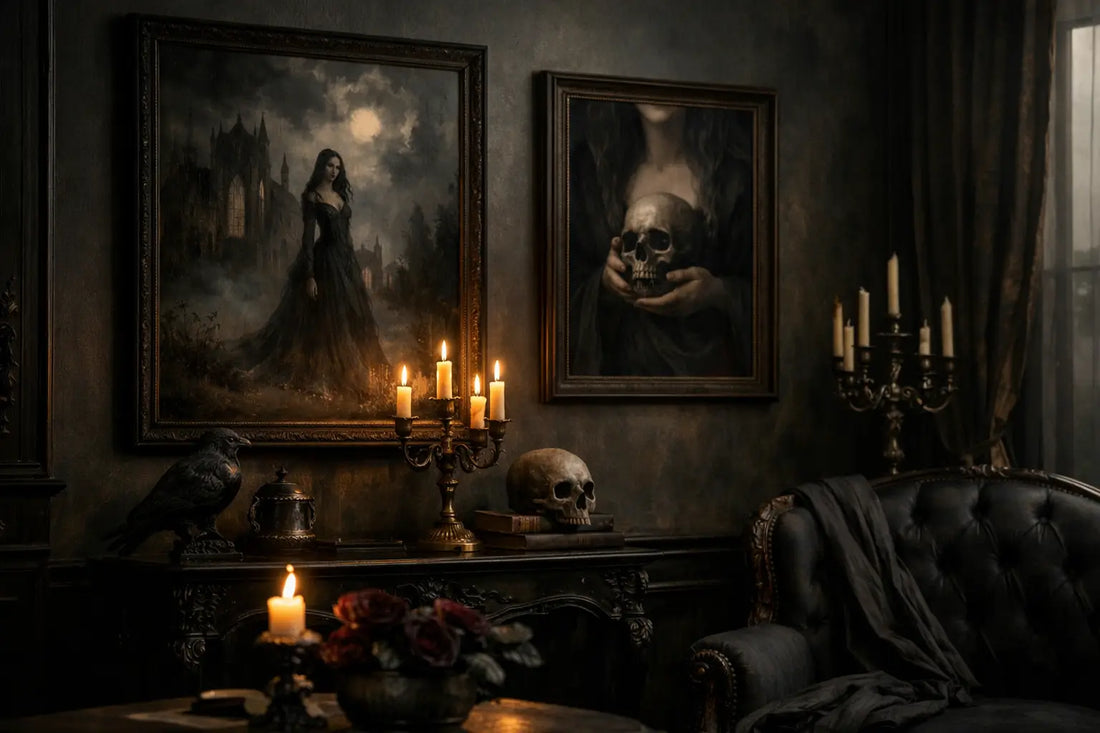 Dark Gothic Art for Moody Interiors