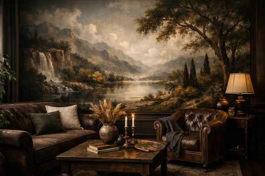 How to Style a Mural Canvas at Home