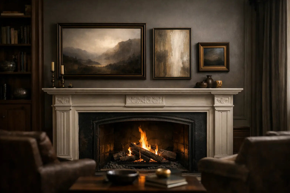 What Size Art Above Fireplace Works Best?