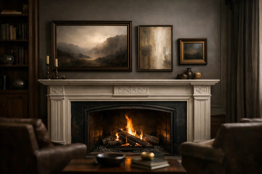 What Size Art Above Fireplace Works Best?