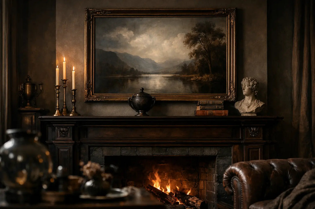 Mantelpiece Wall Art That Sets the Room