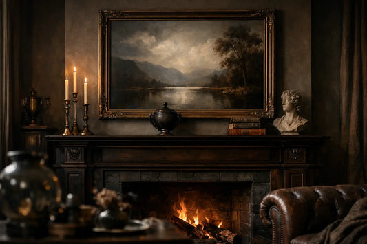 Mantelpiece Wall Art That Sets the Room