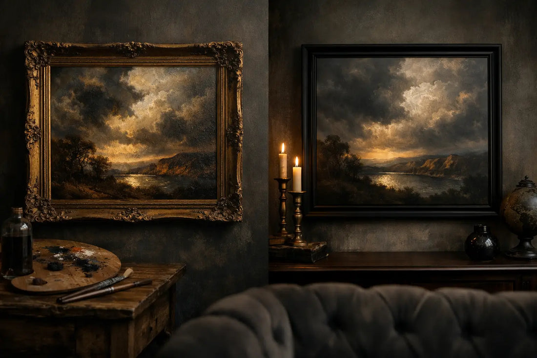 Oil Painting vs Art Print for a Moody Home