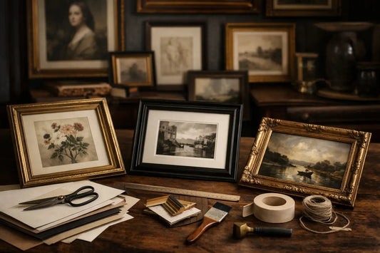 How to Frame Wall Art for a Collected Look