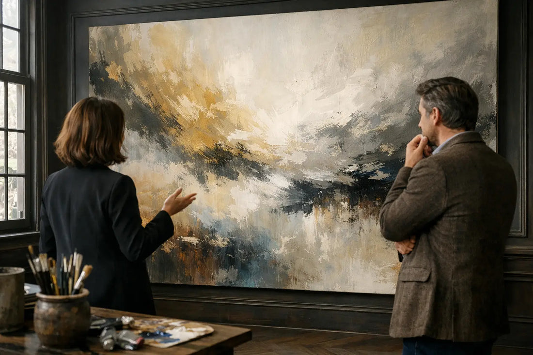 How to Commission Oversized Canvas Painting