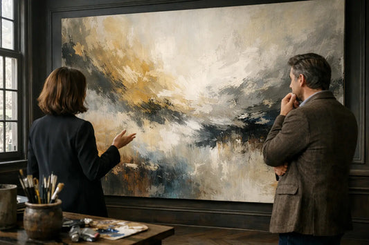 How to Commission Oversized Canvas Painting
