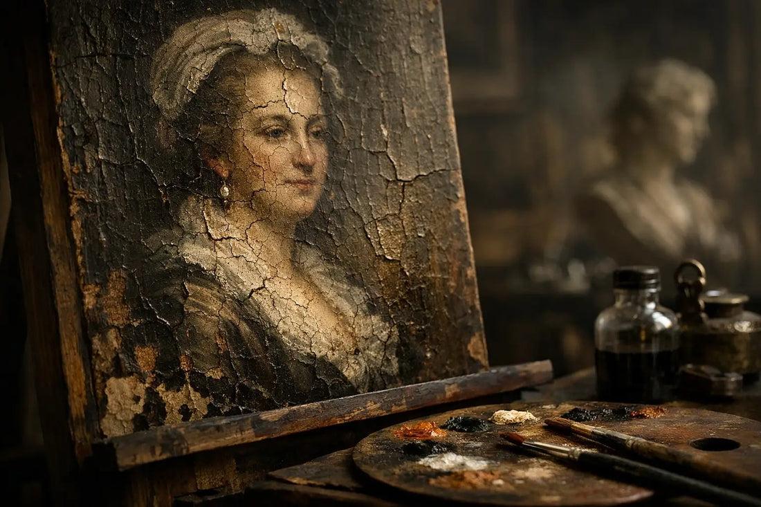 Why Do Old Oil Paintings Crack Over Time?