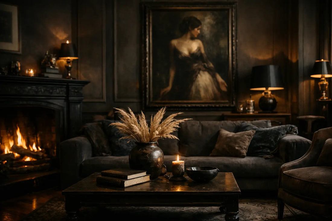 Moody Living Room Focal Points That Work