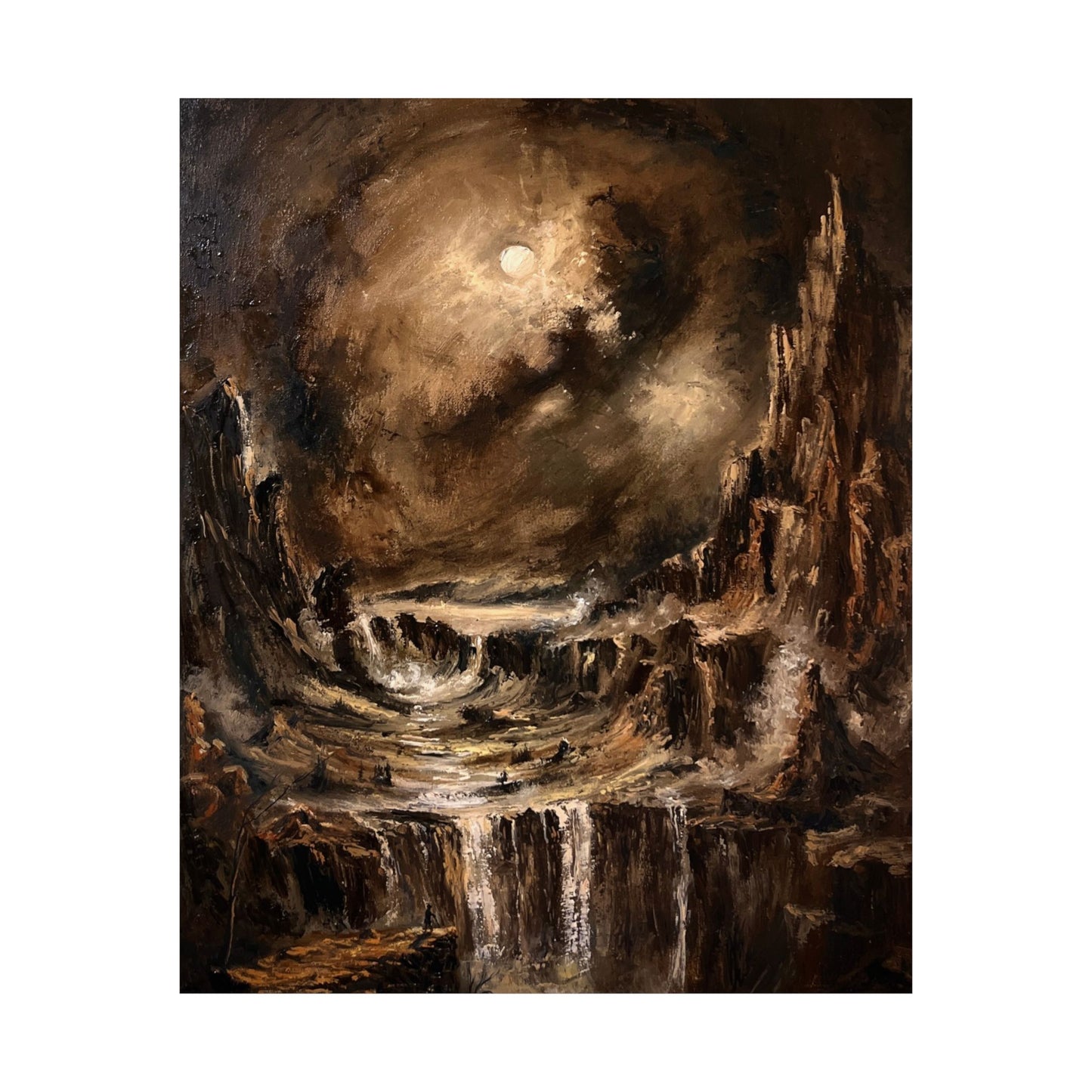 Walk Through Forgotten Lands | Matte Vertical Posters, Abstract Wall Art, Nature Decor, Ideal for Home, Office, Art Lovers