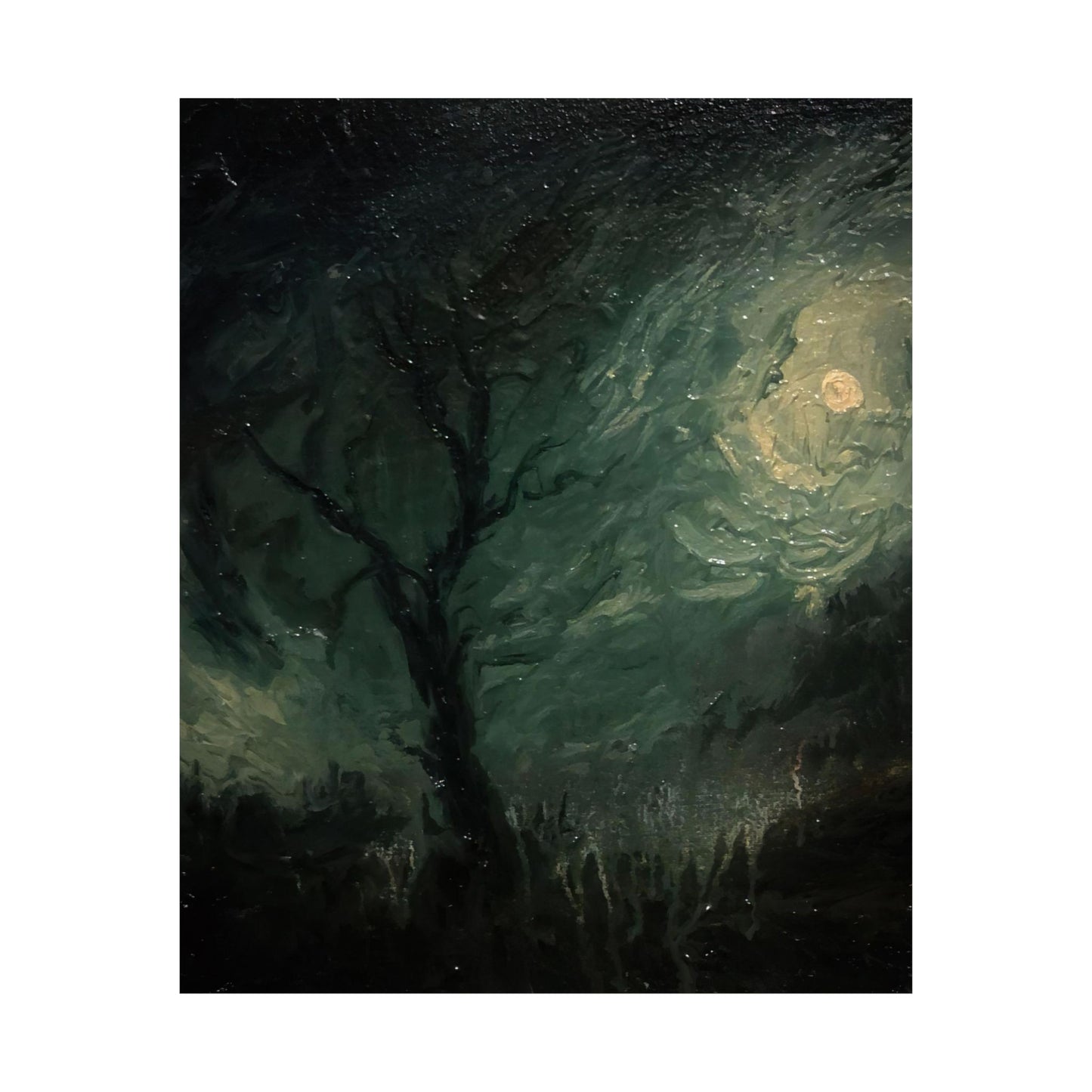 Moonlit Tree - Paper Print