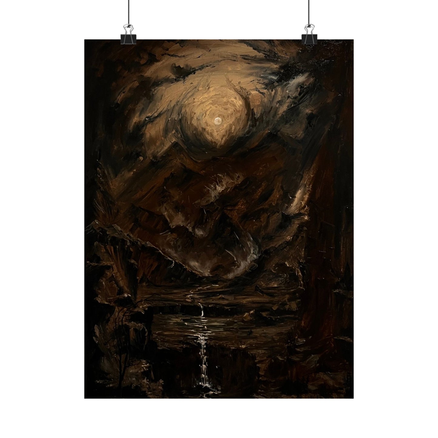 Eclipse of the Valley -  Matte Vertical Poster