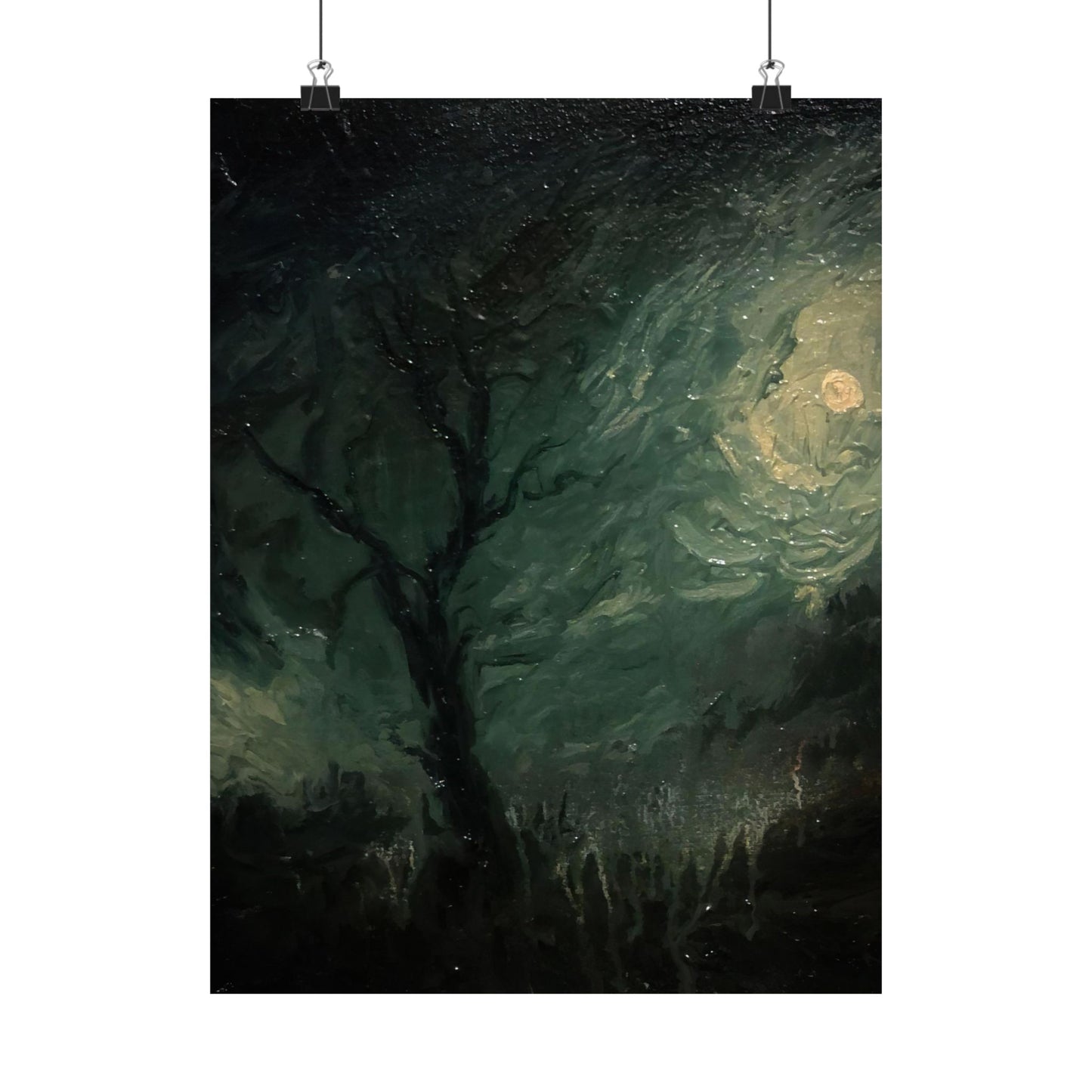 Moonlit Tree - Paper Print