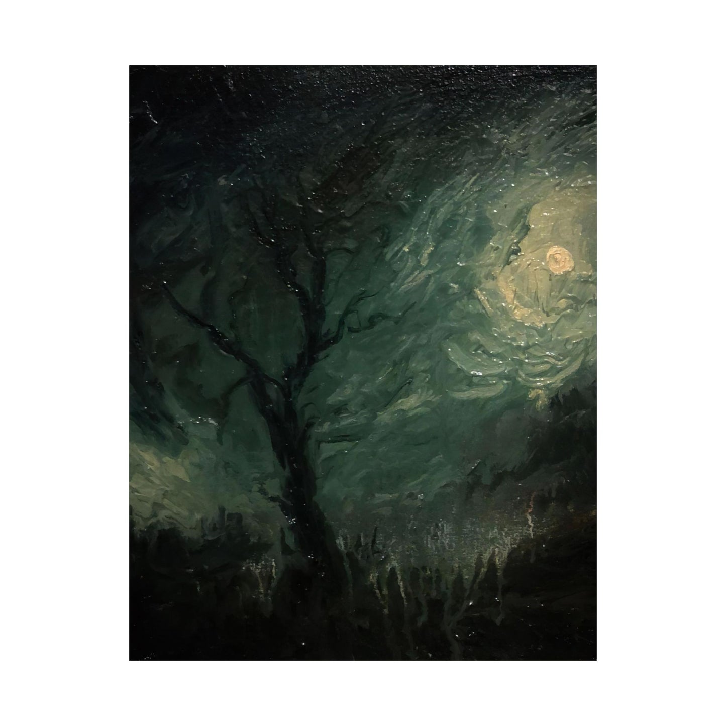 Moonlit Tree - Paper Print