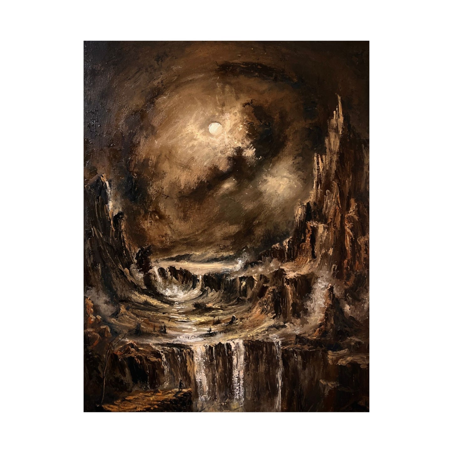 Walk Through Forgotten Lands | Matte Vertical Posters, Abstract Wall Art, Nature Decor, Ideal for Home, Office, Art Lovers