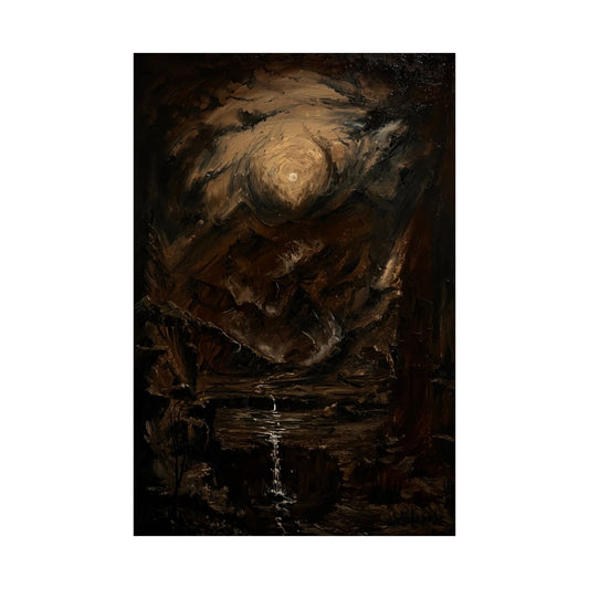 Eclipse of the Valley -  Matte Vertical Poster