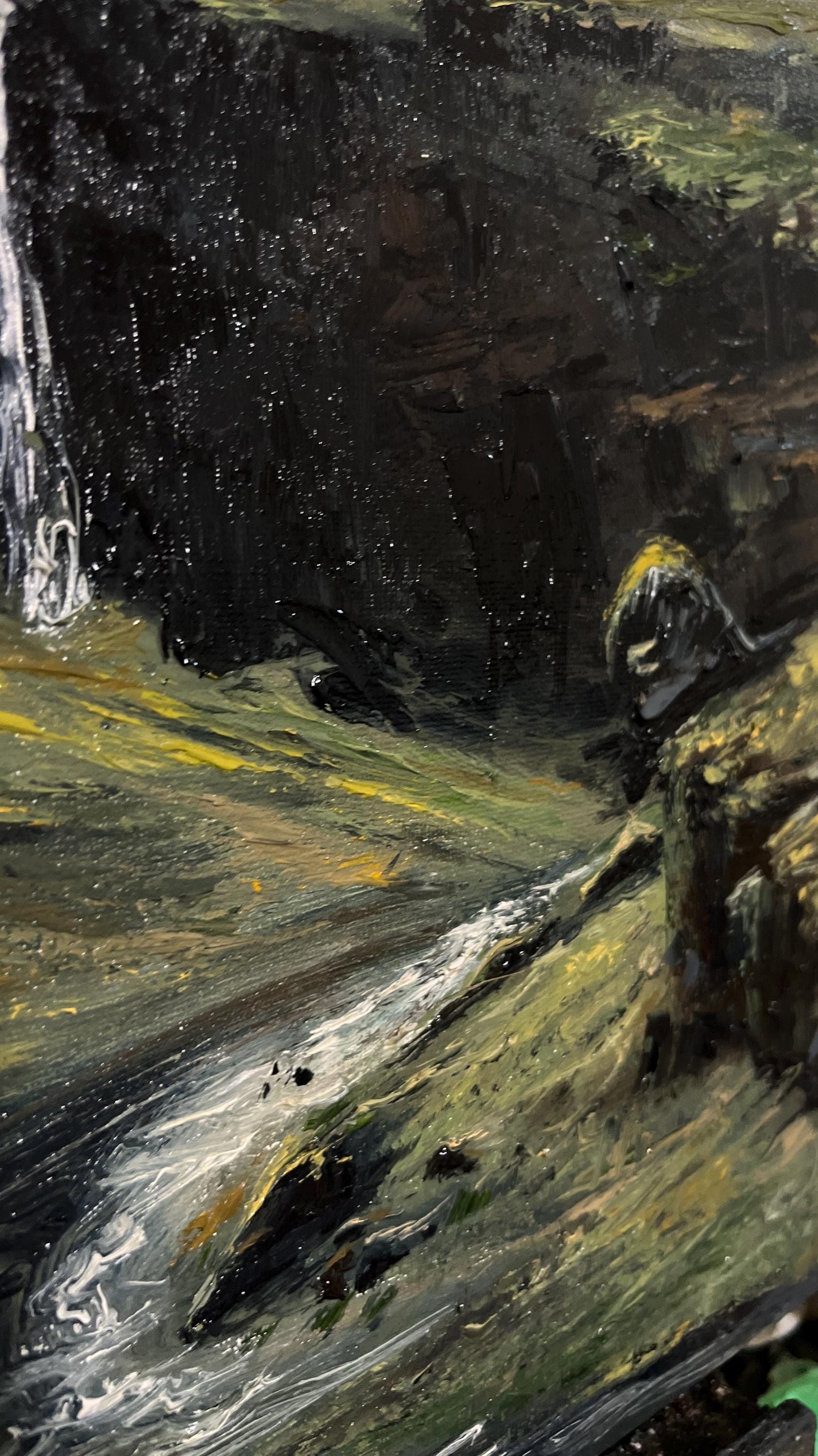Scottish Highlands original Oil Painting: 40x50 cm (16x20 inch)
