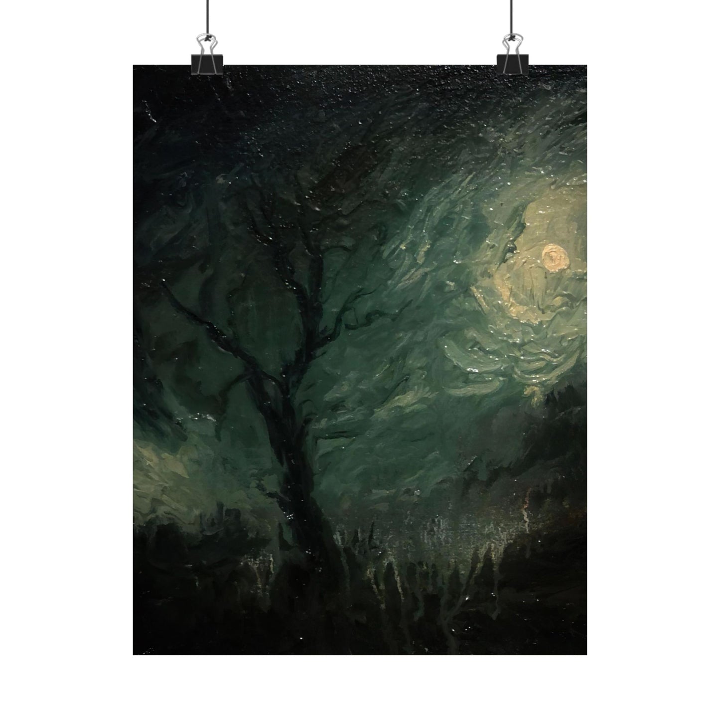 Moonlit Tree - Paper Print