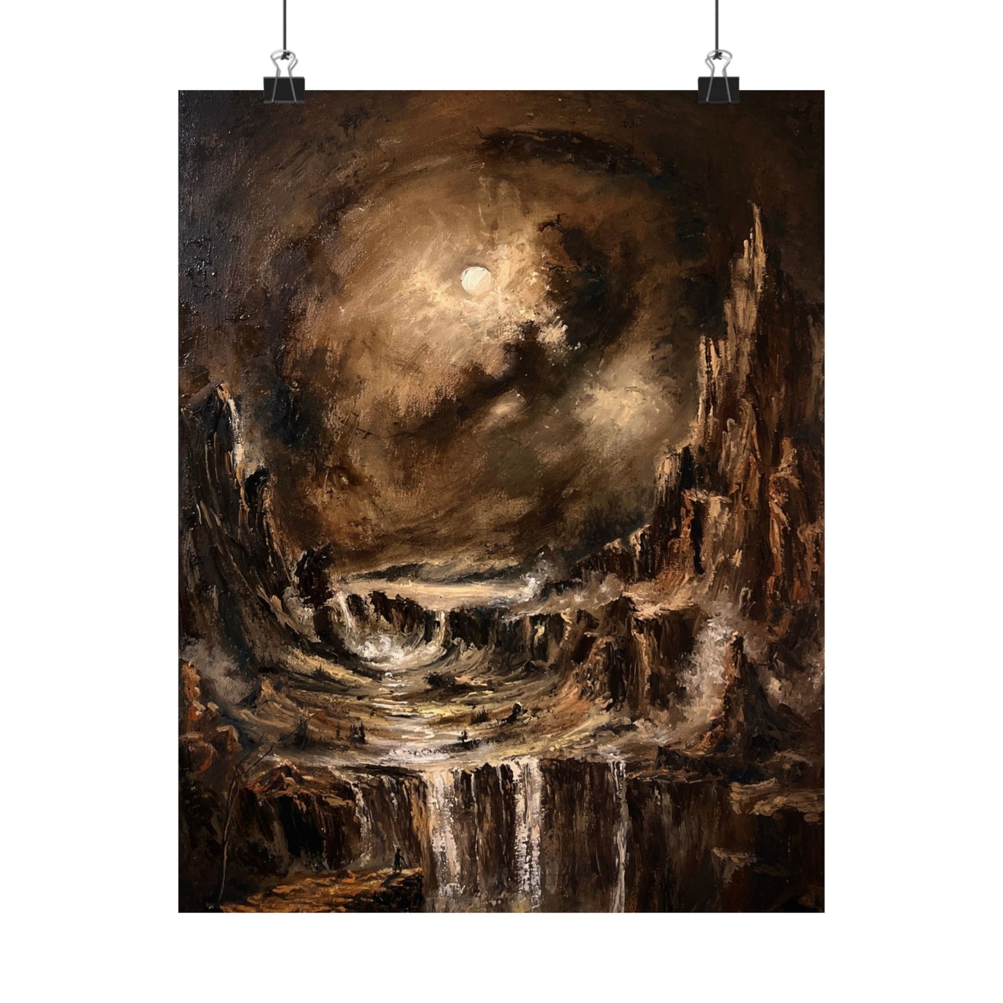 Walk Through Forgotten Lands | Matte Vertical Posters, Abstract Wall Art, Nature Decor, Ideal for Home, Office, Art Lovers