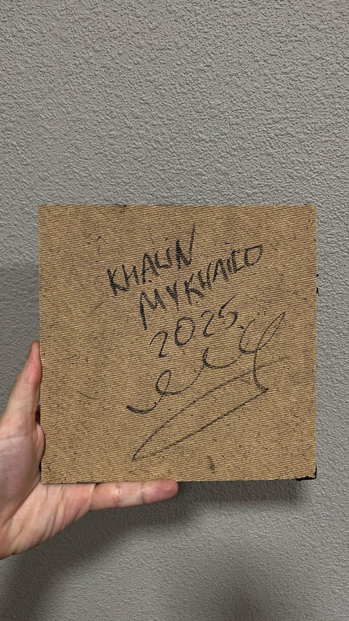 Original Oil Painting: Dark Romantic Nocturne Landscape - 20x20 cm