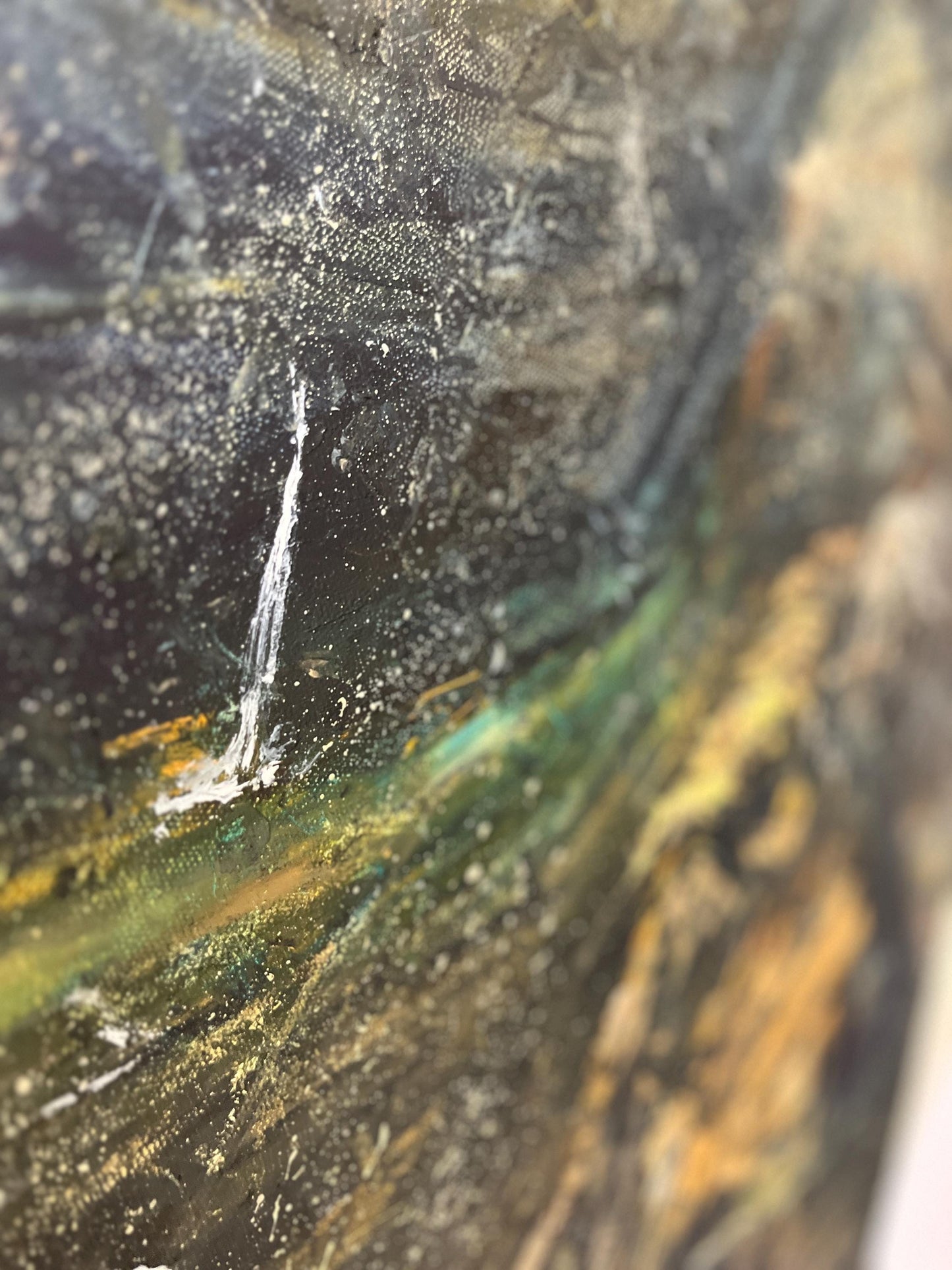 "Whispers of the Valley" - Large Mountain Valley Oil Painting(47x32 inch)