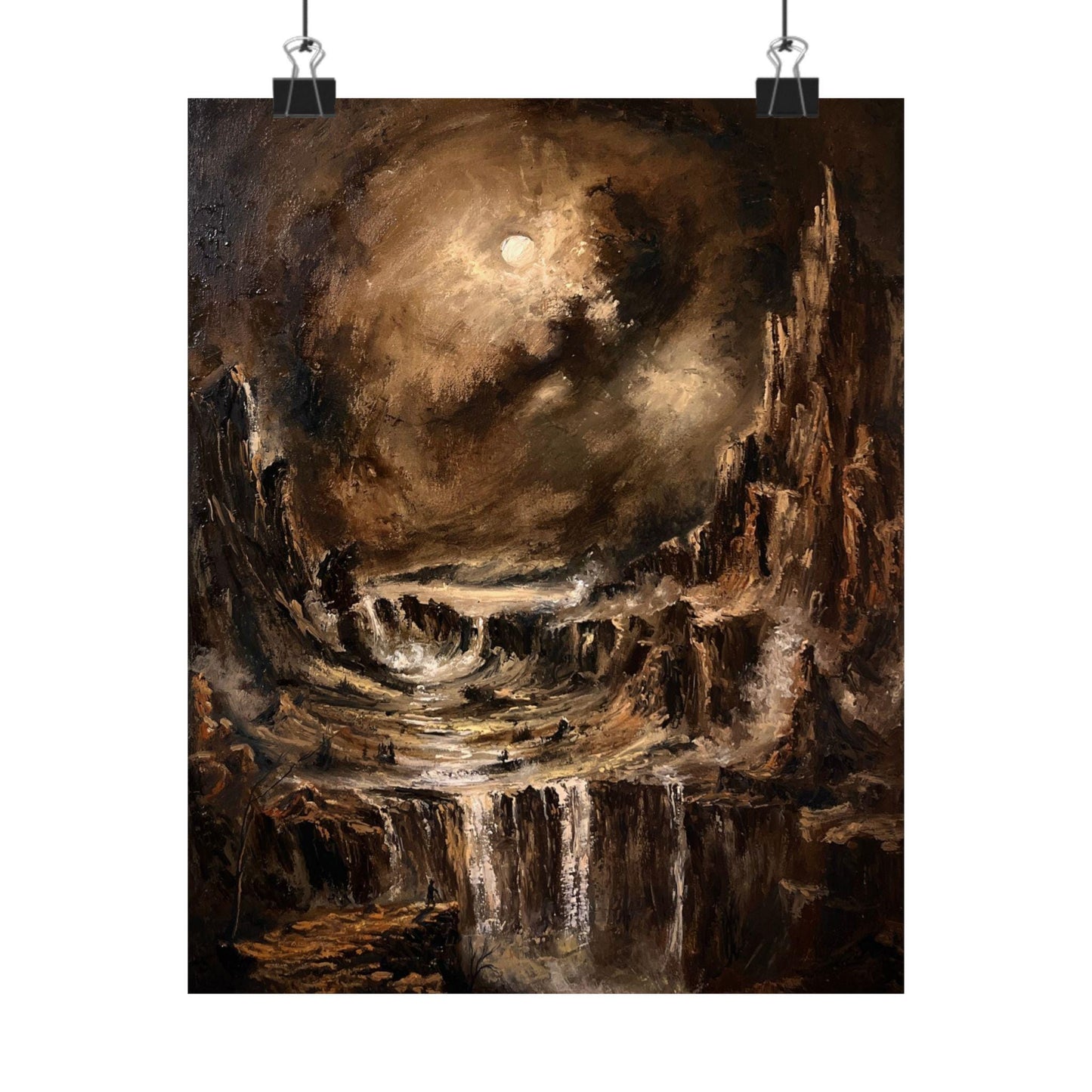 Walk Through Forgotten Lands | Matte Vertical Posters, Abstract Wall Art, Nature Decor, Ideal for Home, Office, Art Lovers
