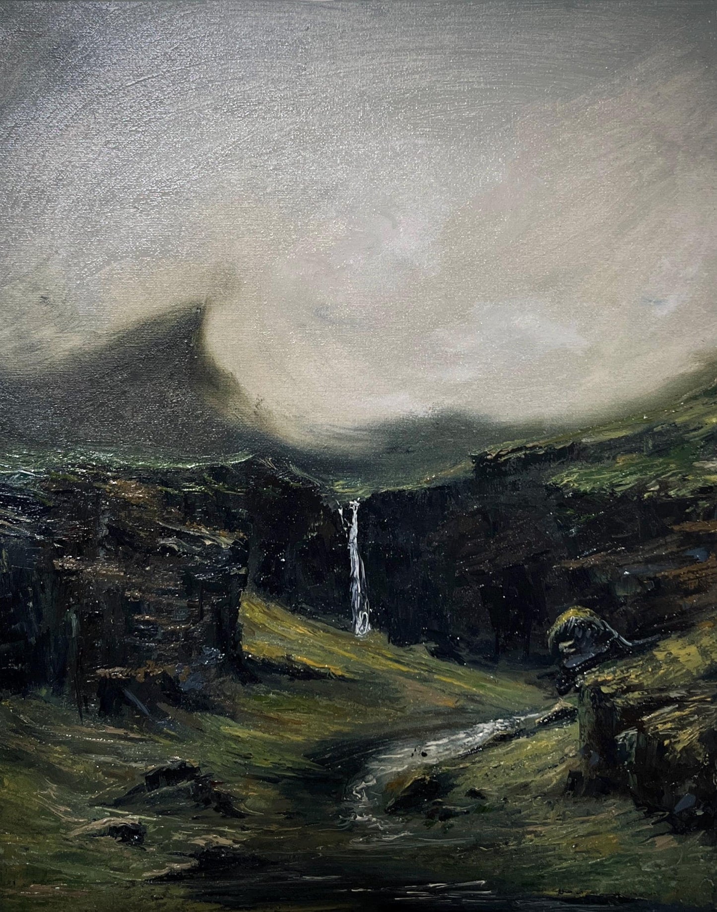 Scottish Highlands original Oil Painting: 40x50 cm (16x20 inch)