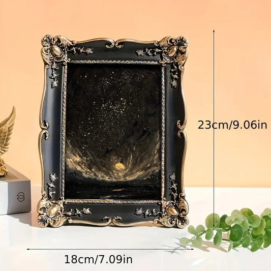 Midnight Descent - Framed Original Oil Painting