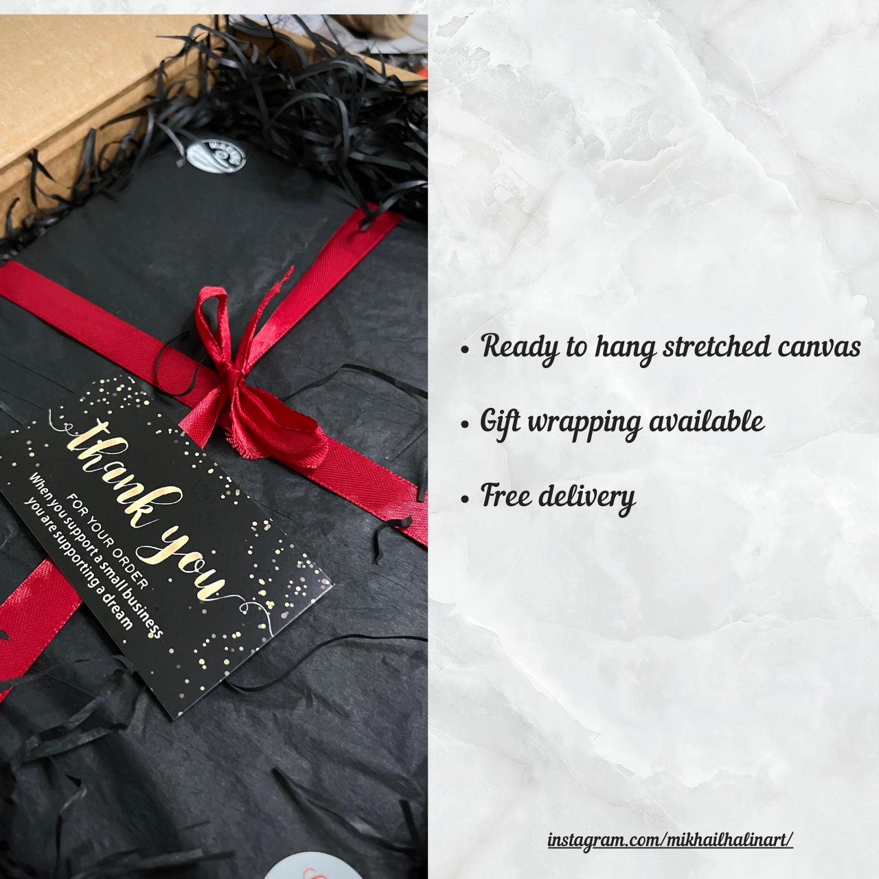 "Whispers of the Valley" - Large Mountain Valley Oil Painting(47x32 inch)