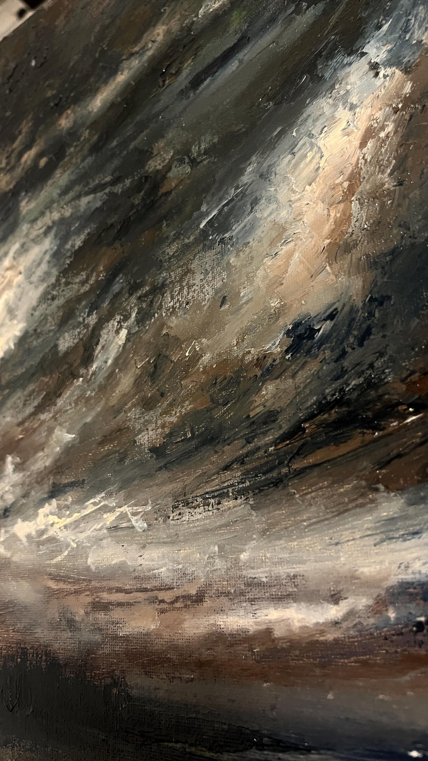 Nocturne - Original Oil Painting on Canvas 16x20 inch