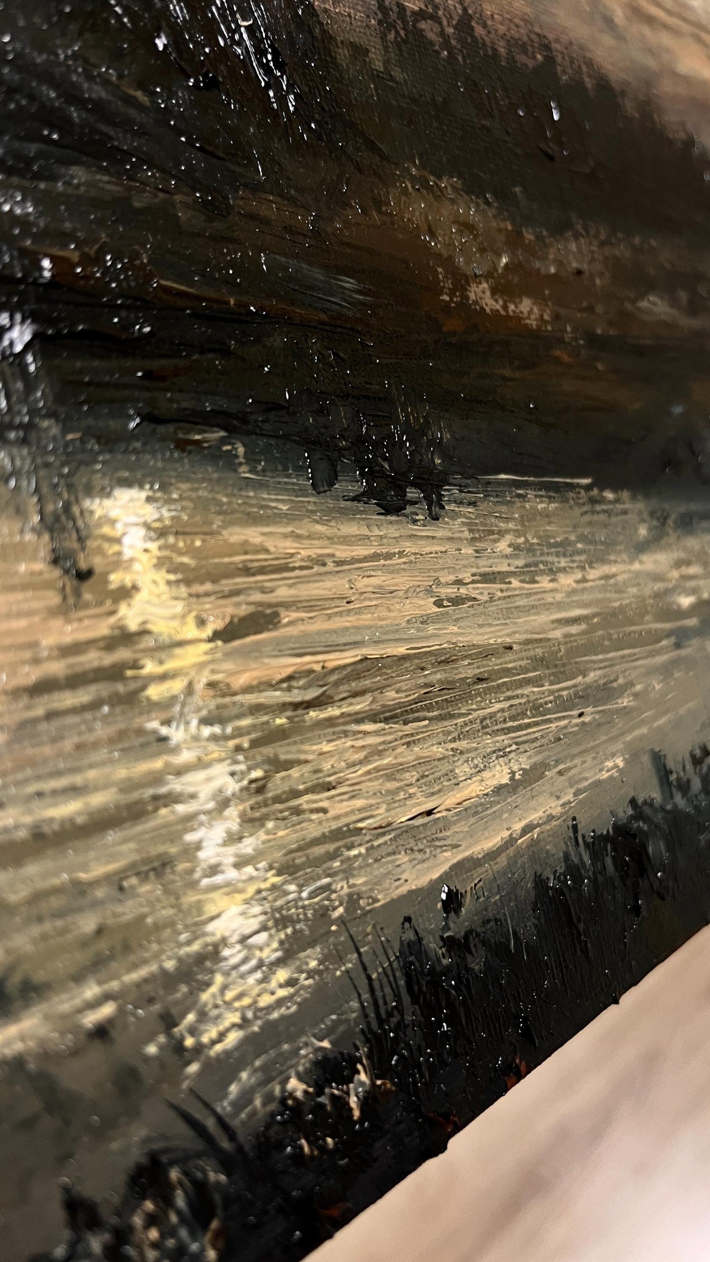 Nocturne - Original Oil Painting on Canvas 16x20 inch