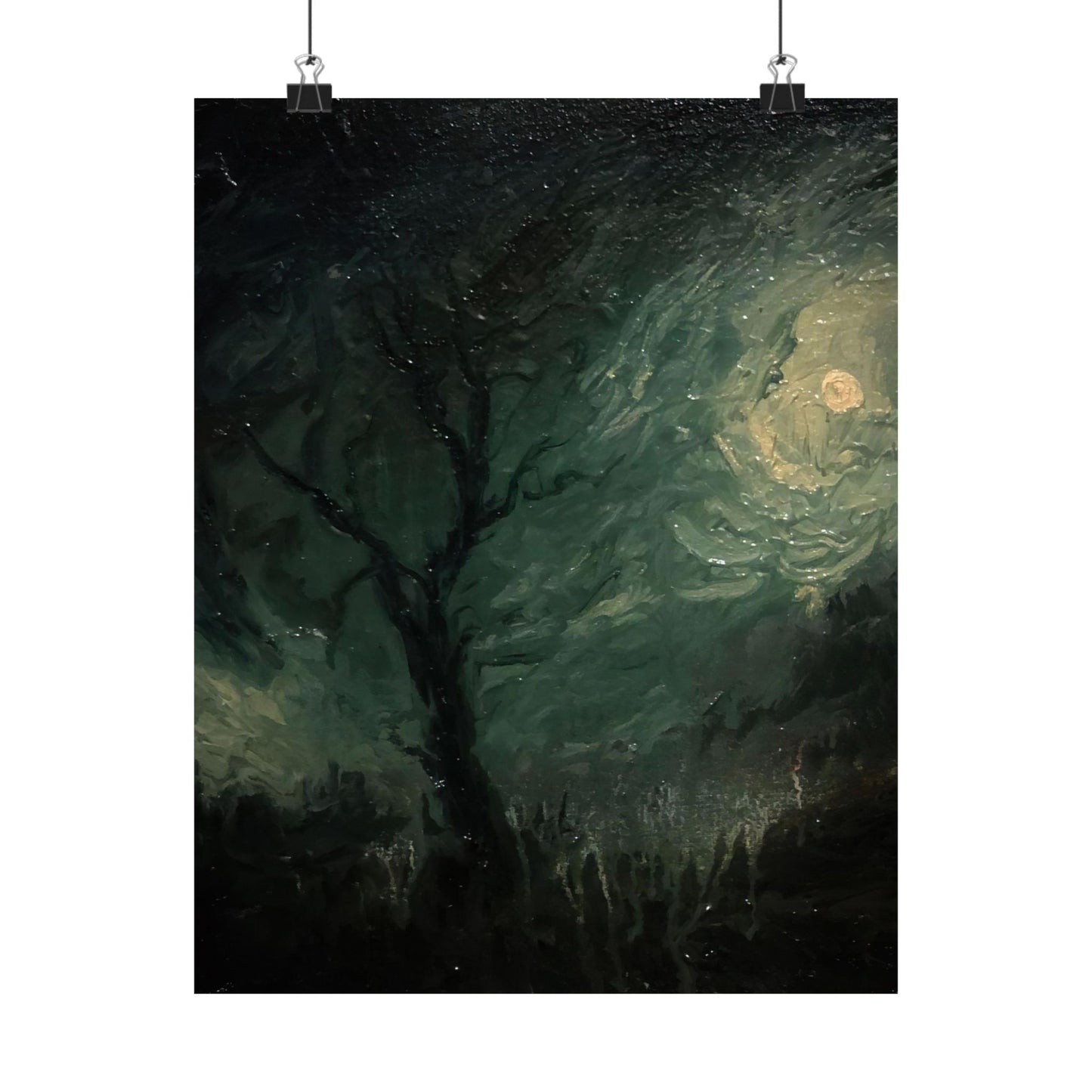 Moonlit Tree - Paper Print