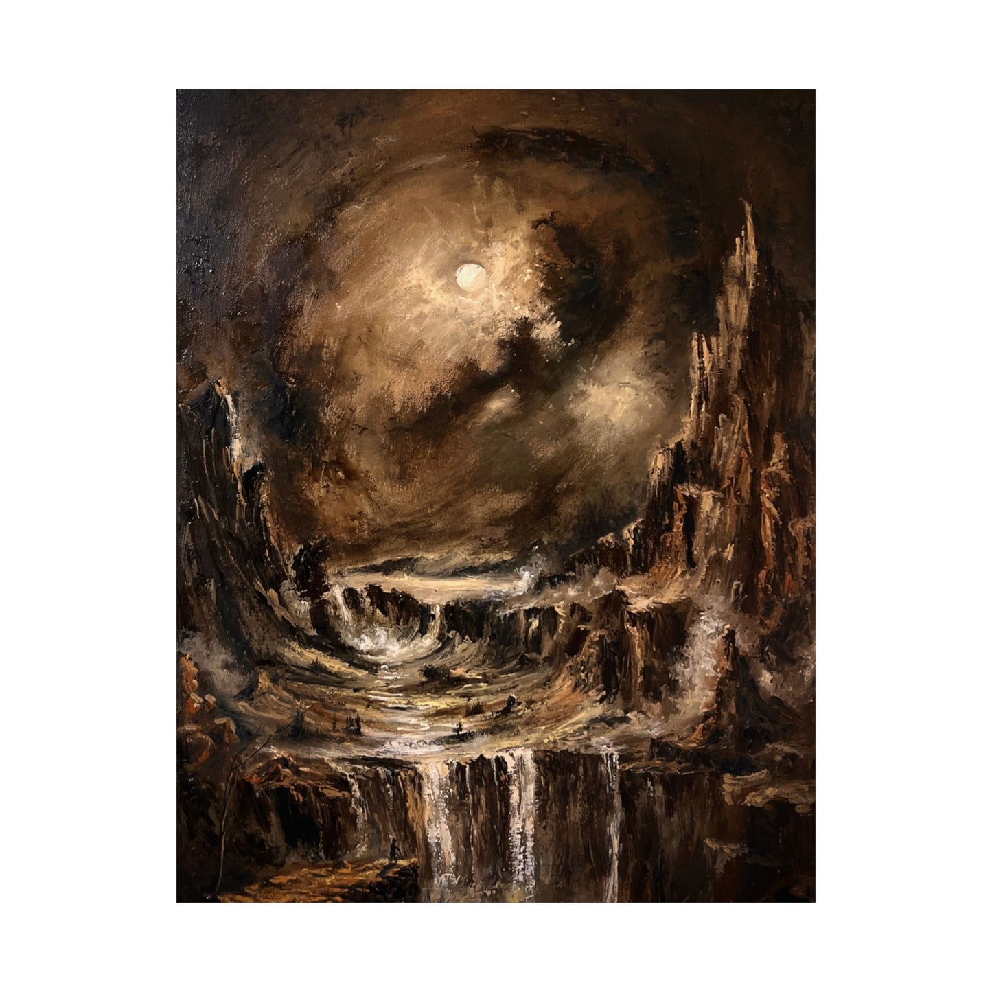 Walk Through Forgotten Lands | Matte Vertical Posters, Abstract Wall Art, Nature Decor, Ideal for Home, Office, Art Lovers